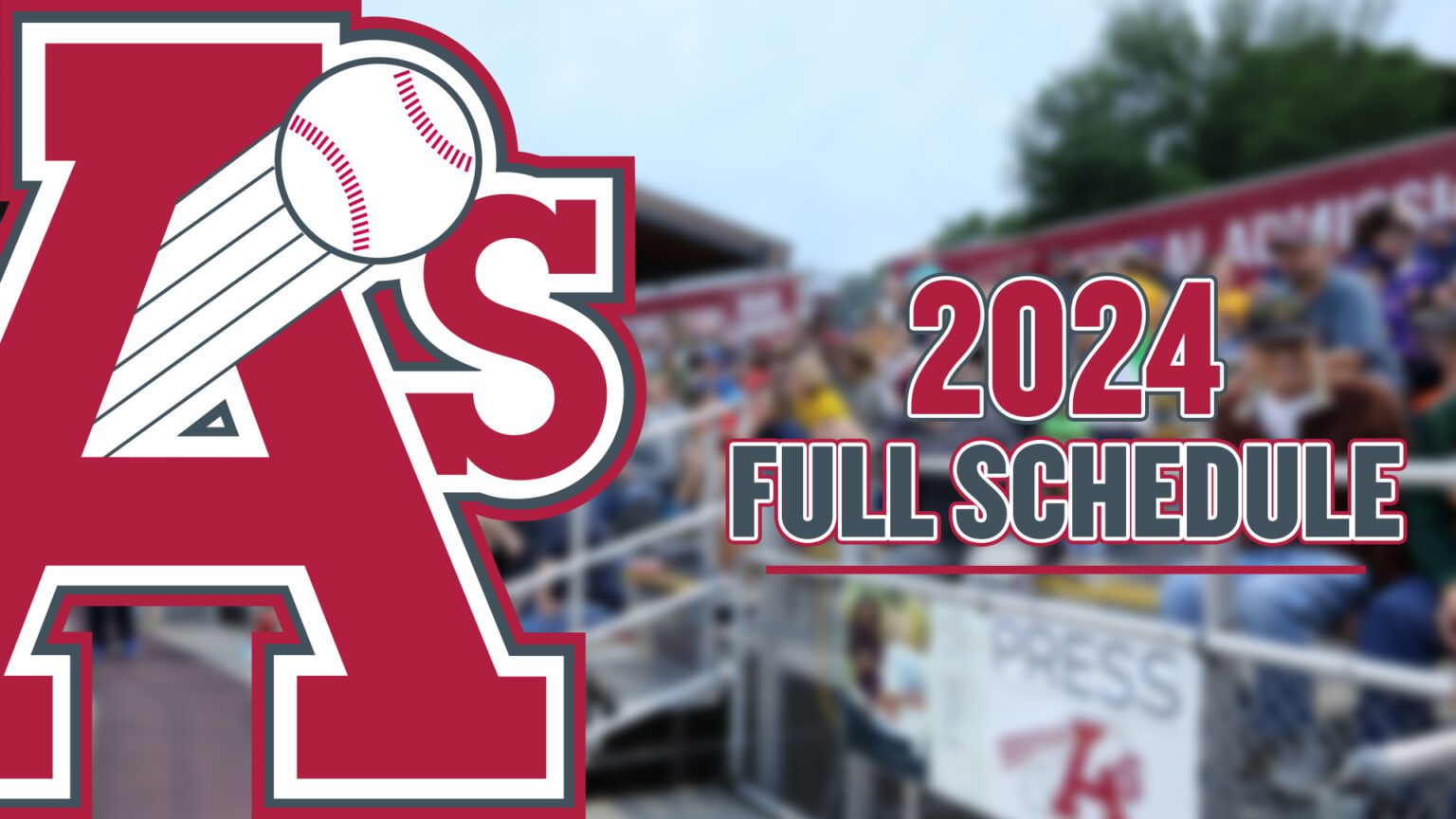 Complete 2024 Schedule Released » Sheboygan A's Baseball