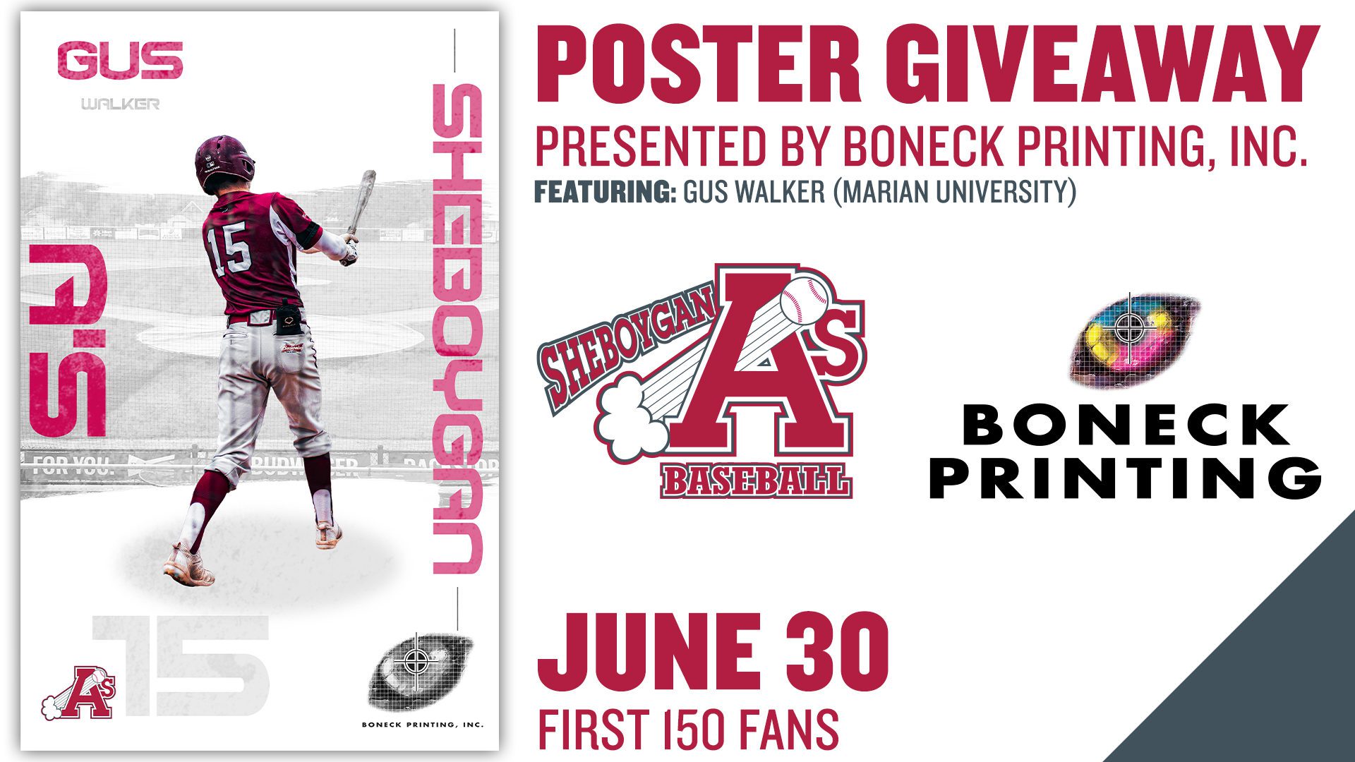 Poster Giveaway presented by Boneck Printing